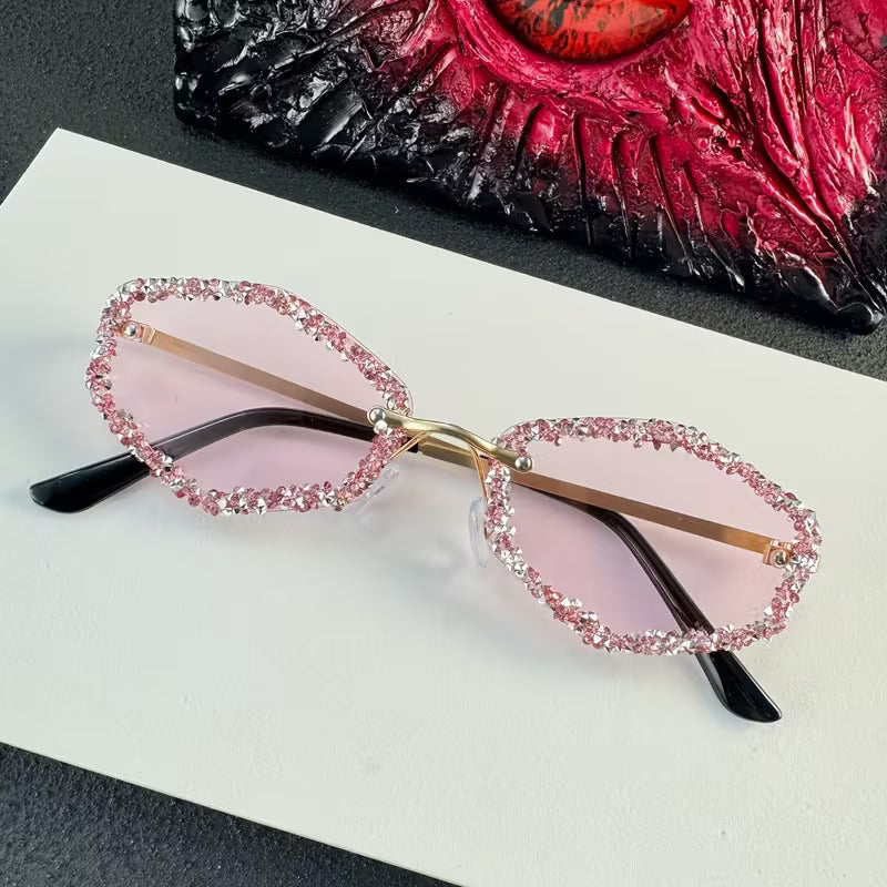 Sunflare Jewel Rim Statement Sunglasses