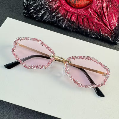 Sunflare Jewel Rim Statement Sunglasses