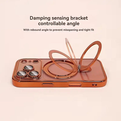 Designer Metallic Ring Holder Case