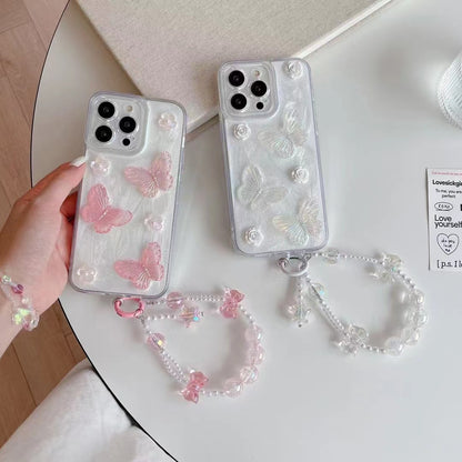 Elegant Butterfly Case with Charm