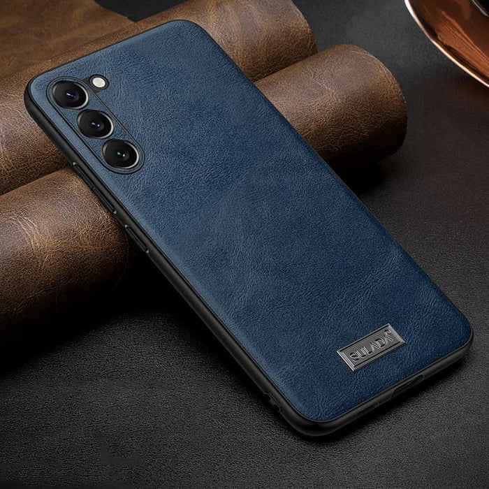 Royal Leather Armor Shield Case - Samsung