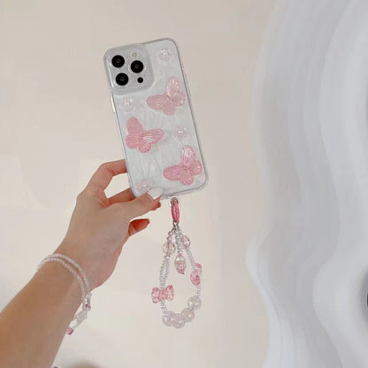 Elegant Butterfly Case with Charm
