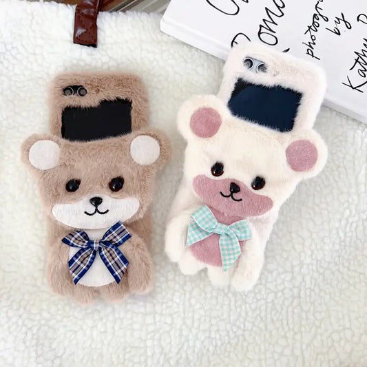Cuddly Bear Flip Case - Samsung