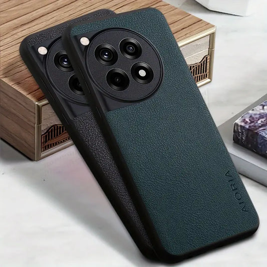 Exquisite Grain Leather Shield Case - OnePlus