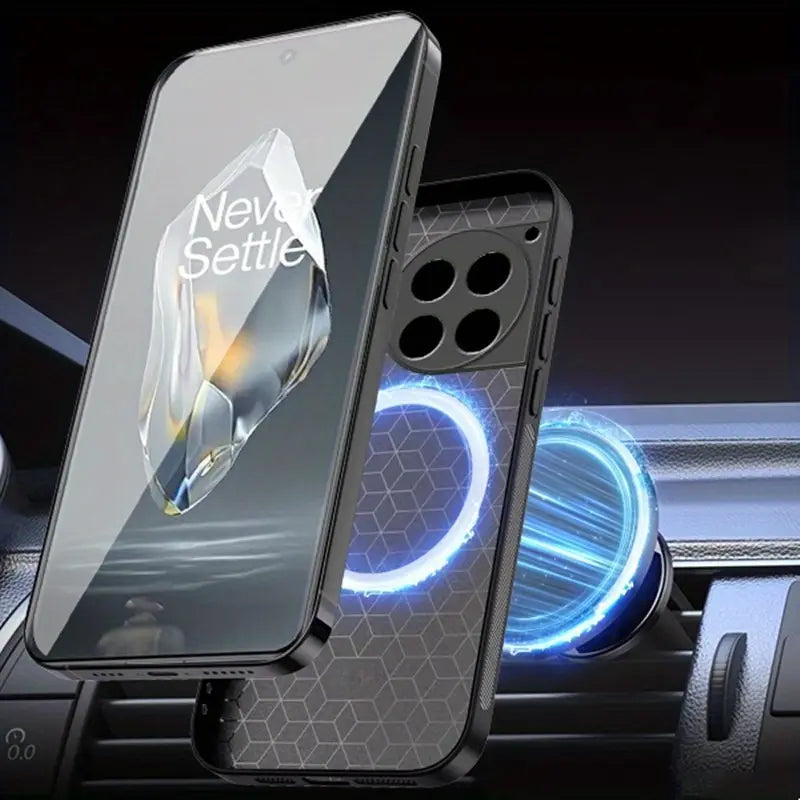 Business Armor Magnetic Ring Matte Case - OnePlus