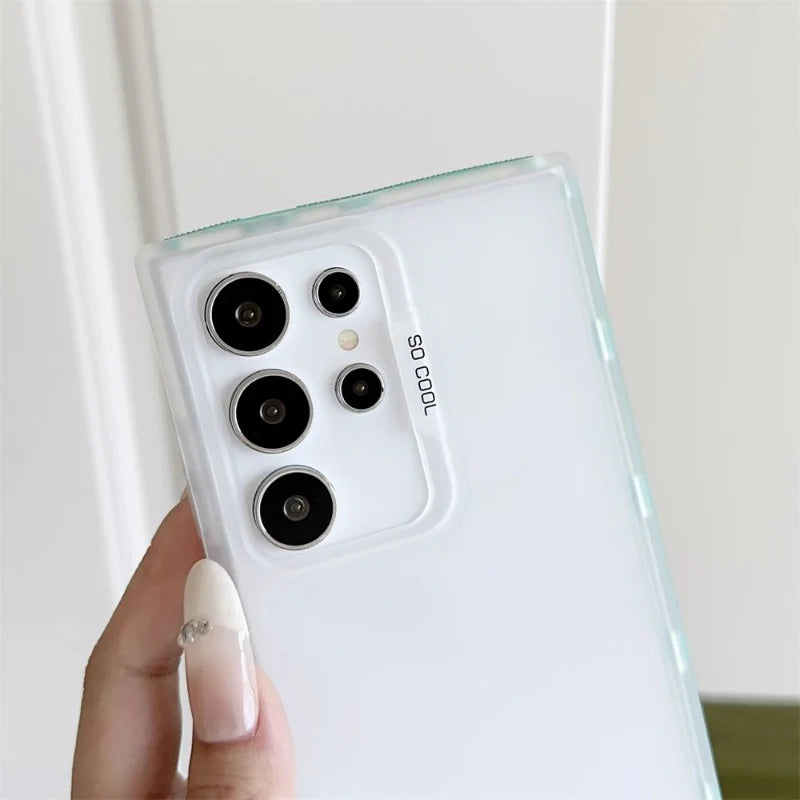 Cool Matte Translucent Shockproof Case - Samsung