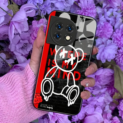 Mindful Bear Graphic Doodle Case - OnePlus