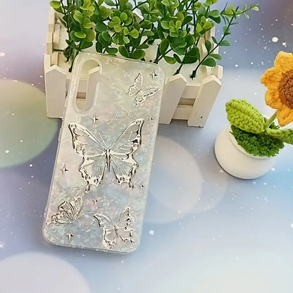 Butterfly Pattern Mobile Phone Case - Samsung