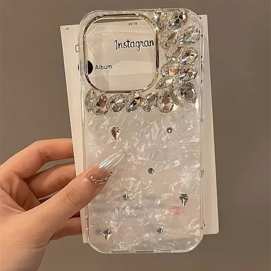 Crystal Glam Case with Rhinestone Accents