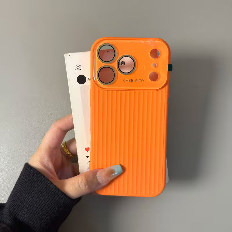Vertical Ribline Groove Shield Case