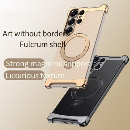 Prestige Leather Shield Ring Bracket Case