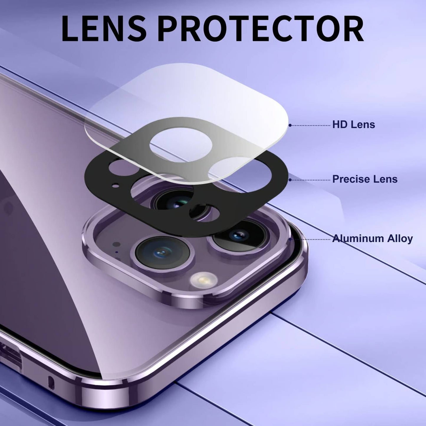 Privacy Shield Dual Magnetic Glass Case - iPhone