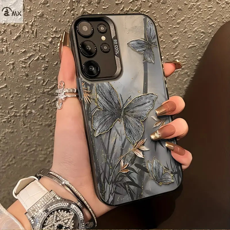 Elegant Chic Butterfly Pattern Case - Samsung