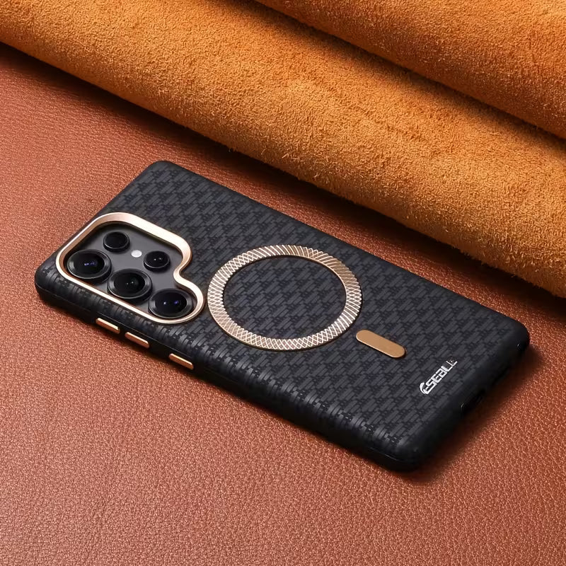 Obsidian Weave MagSafe Shield Case