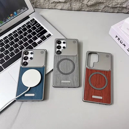 Galaxy S26 Ultra Contemporary MagSafe Wood Case