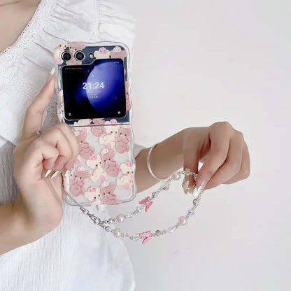 Candy Foldable Bear Bunny Case - Samsung