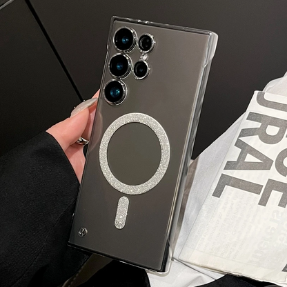 Glitter Magsafe Borderless Matte Case - Samsung