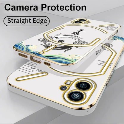 Printed Soft Plating Camera Protection Case - Nothing