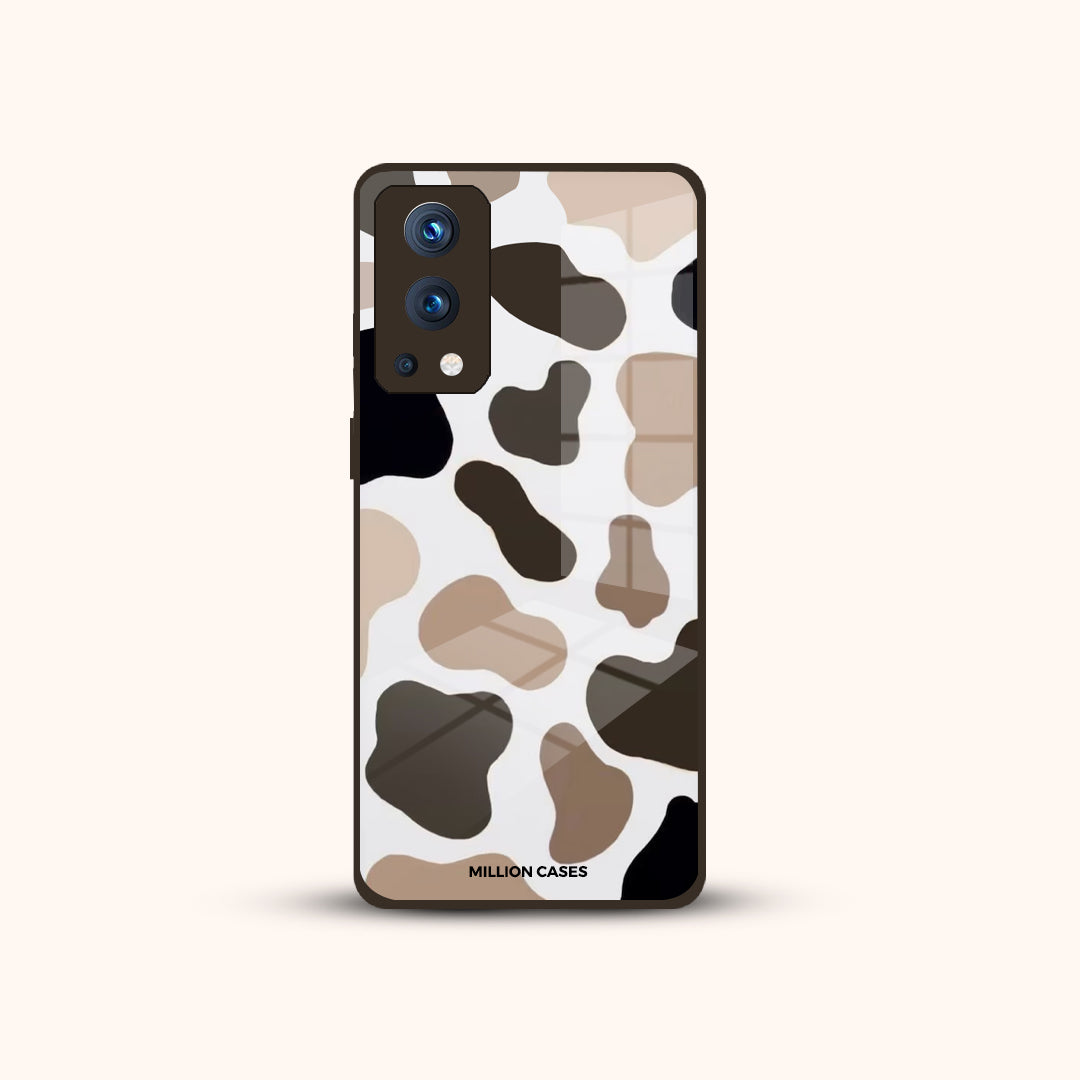 Cow Pattern Glass Phone Case - OnePlus Nord Series