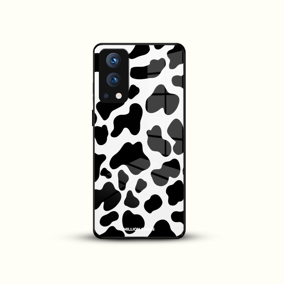 Cow Pattern Glass Phone Case - OnePlus Nord Series