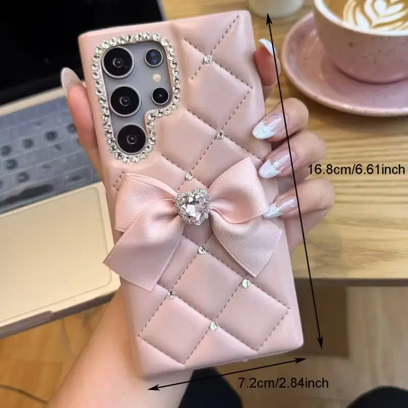 Diamond Bow Quilted Elegance Case