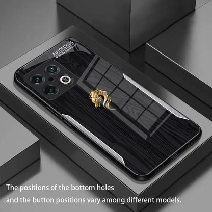 Unique Dragon Head Wood Grain Case - OnePlus