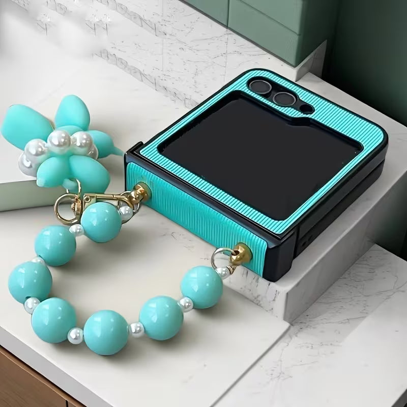 Galaxy Z Flip Series Luxury Beaded Designer Balloon Case