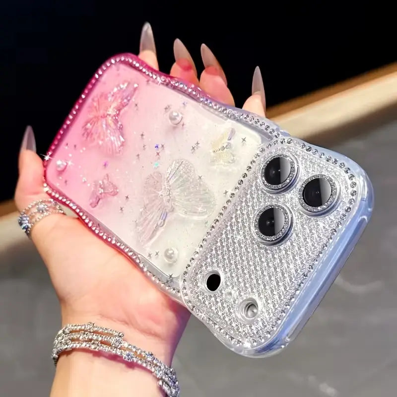 Sparkling Crystal Wings Case