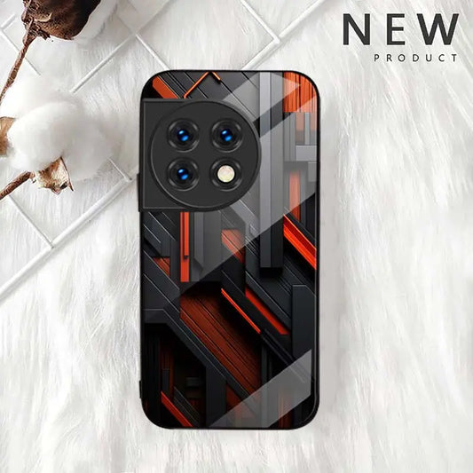 Mecha Vision Tempered Glass Case - OnePlus