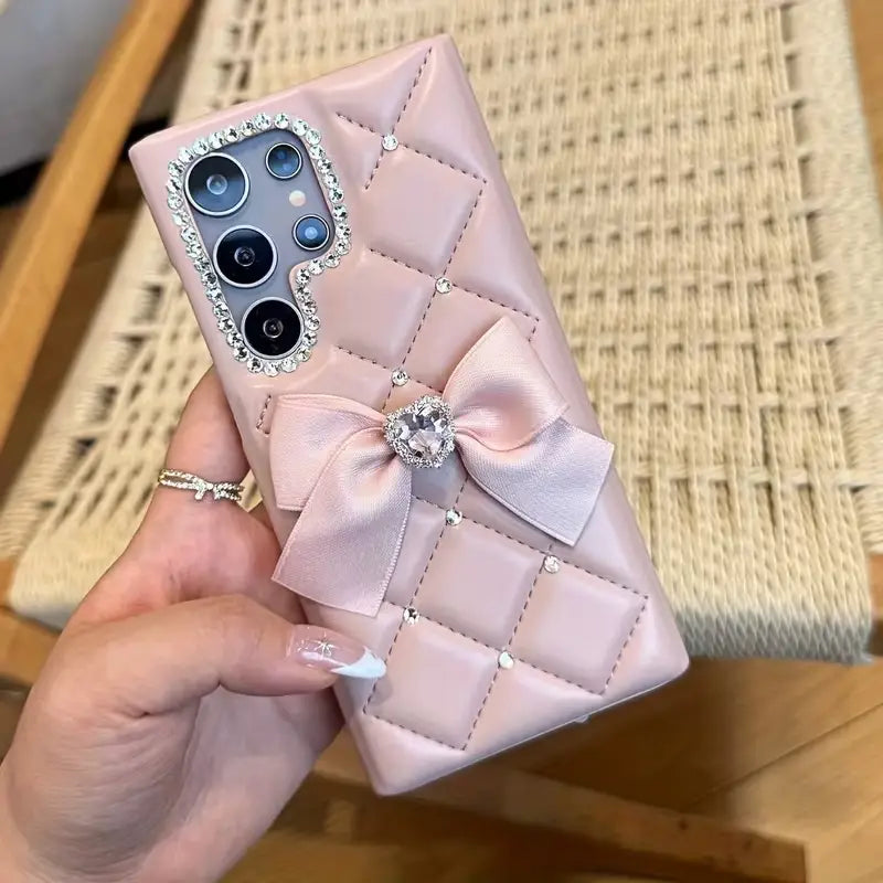 Diamond Bow Quilted Elegance Case