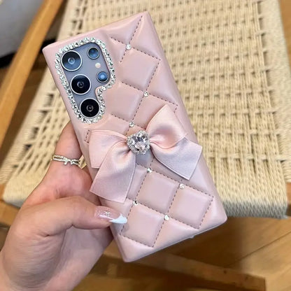 Diamond Bow Quilted Elegance Case