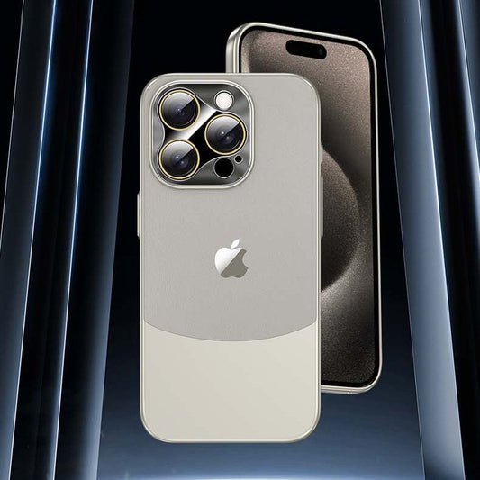 Executive Matte Leather Armor Case - iPhone