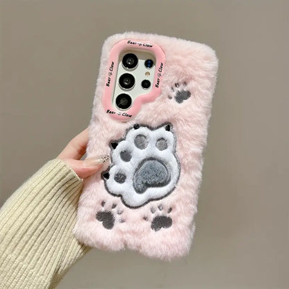 Furry Paw Phone Case - Samsung