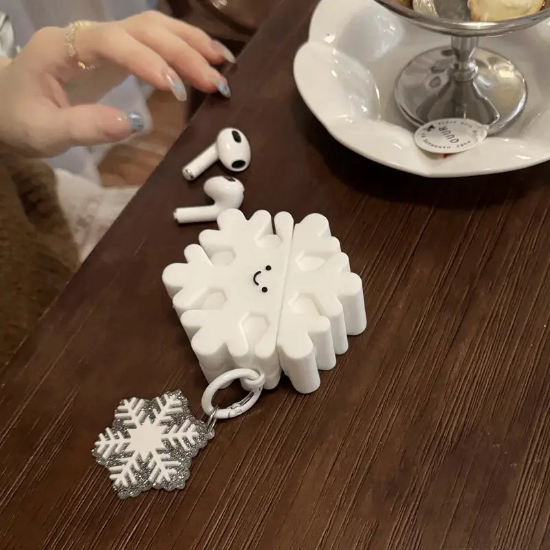 Enchanting Snowflake AirPods Case