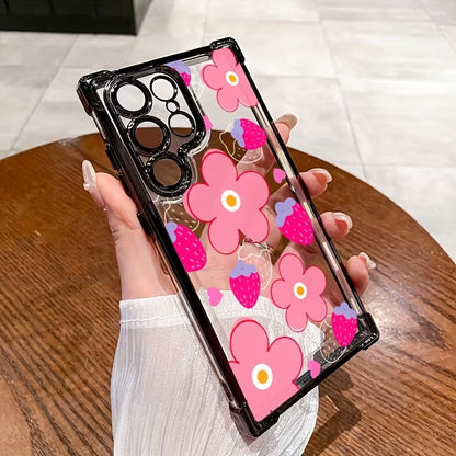 Floral Strawberry Joy Case