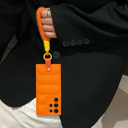 Simple Down Jacket Phone Case - Samsung