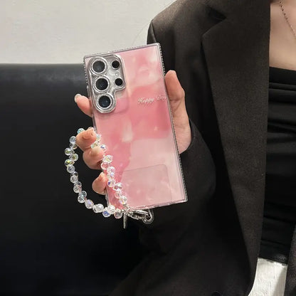 Double Layer Glossy Watercolor Ink Phone Case - Samsung