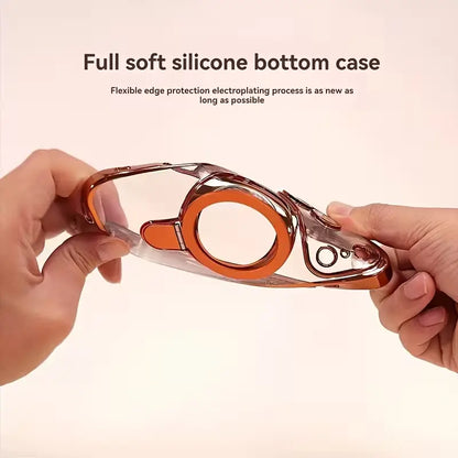 Designer Metallic Ring Holder Case