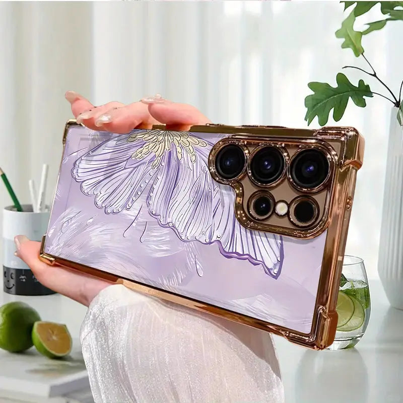 Half Winged Butterfly Glam Case - Samsung