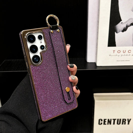 Glam Shimmer Hand Strap Case