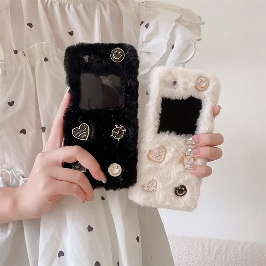 Fashionable Furry Phone Case - Samsung