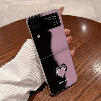 Elegant Heart Acrylic Case - Samsung
