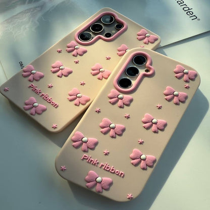 Endearing Pink Bow Knot Case - Samsung