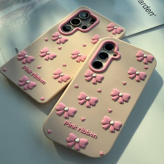 Endearing Pink Bow Knot Case - Samsung