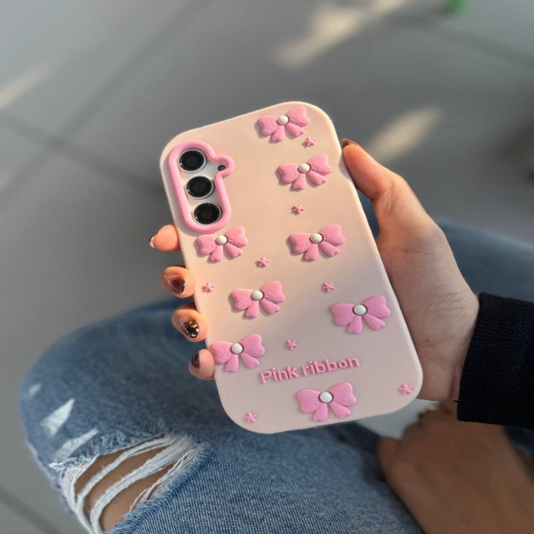 Endearing Pink Bow Knot Case - Samsung