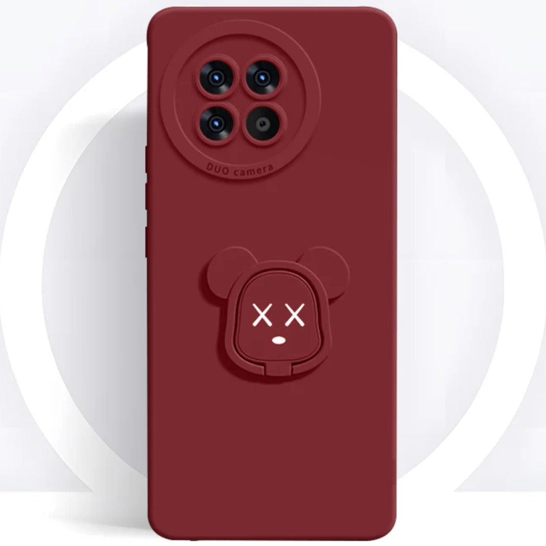 Gloomy Bear Soft Silicone Case with Holder