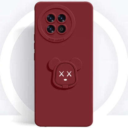 Gloomy Bear Soft Silicone Case with Holder