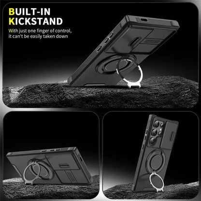 Innovative Slide Camera Magnetic Stand Case - Samsung
