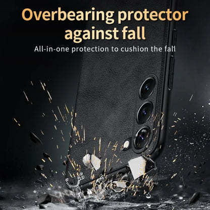 Royal Leather Armor Shield Case - Samsung