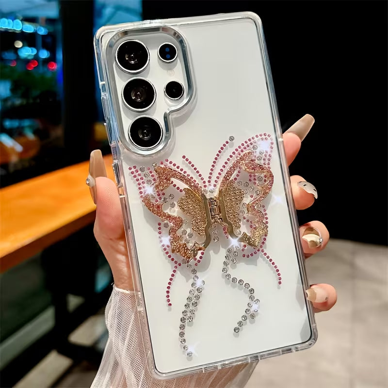 Royal Crystal Butterfly Case